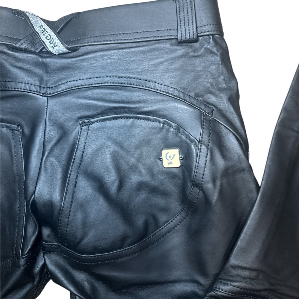 Freddy Leather like Pants, Black XS - Picture 3 of 5